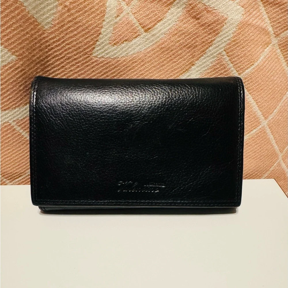 Valentino Black Leather Wallet - Picture 1 of 4